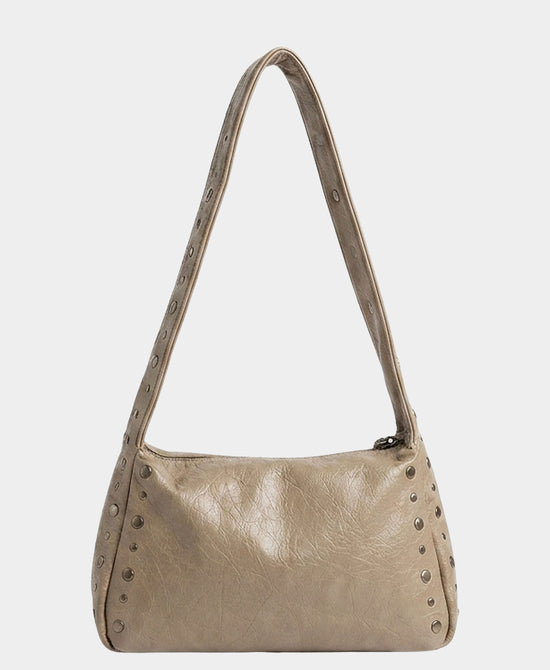
Studded Shoulder Bag in TAUPE view 1