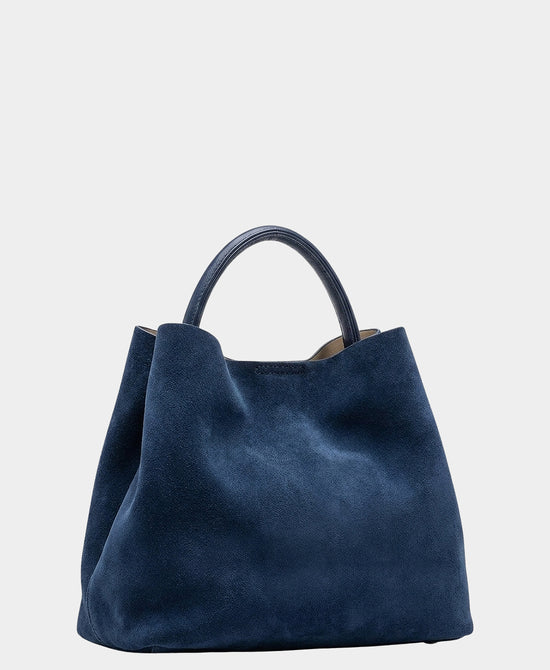 
2in1 Faux Suede Handbag in NAVY view 1