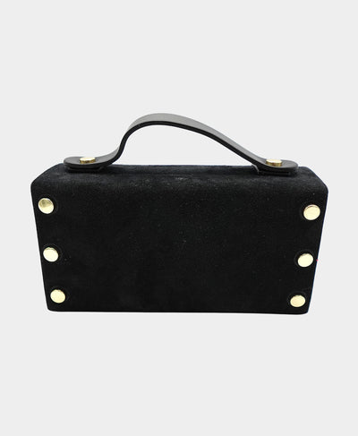 Small Suede Buckle Handbag image 2