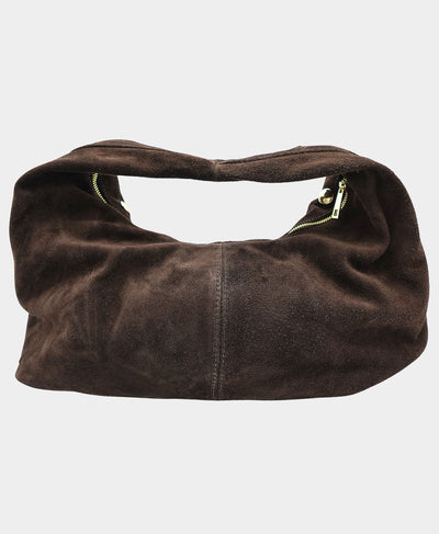 Suede Studded Shoulder Bag image 2