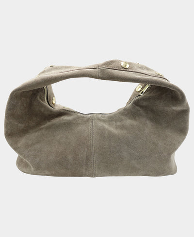 Suede Studded Shoulder Bag image 2