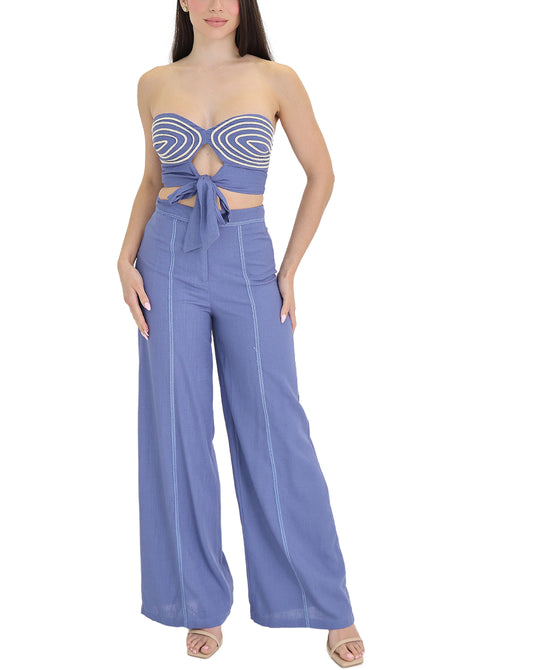 Tube Top & Pant Set- 2 Pc Set view 
