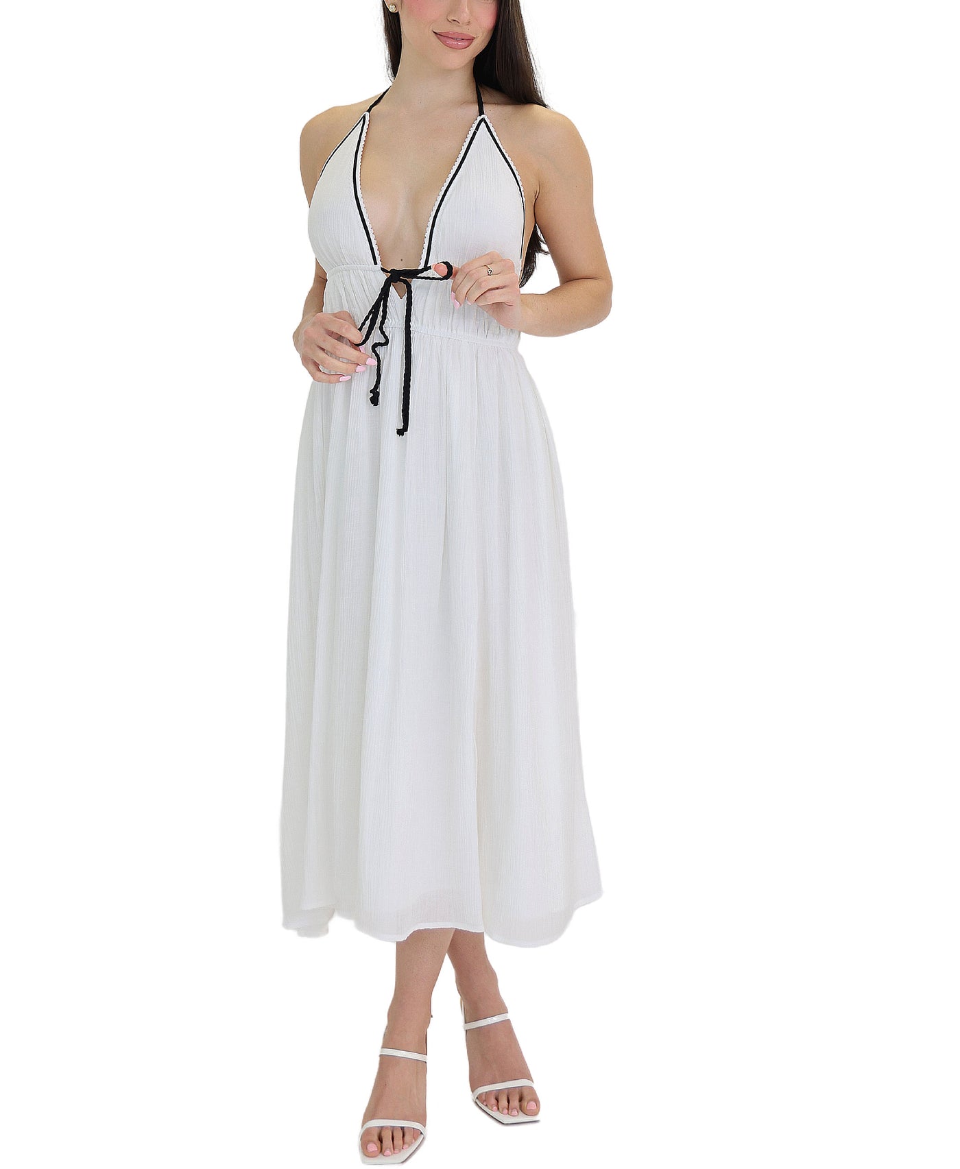 Colorblock Midi Dress view 1