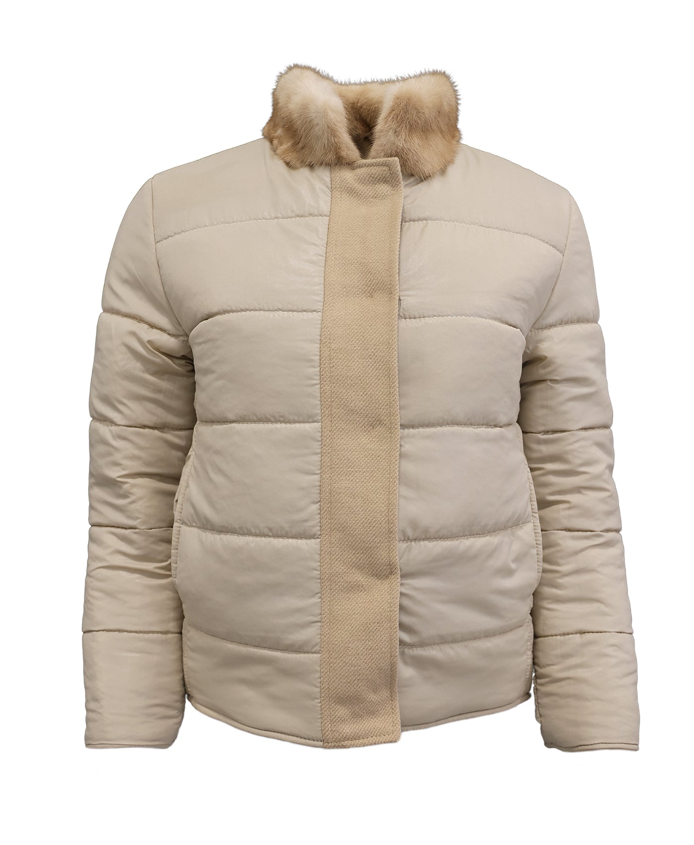 Reversible Fur & Wool Jacket image 2