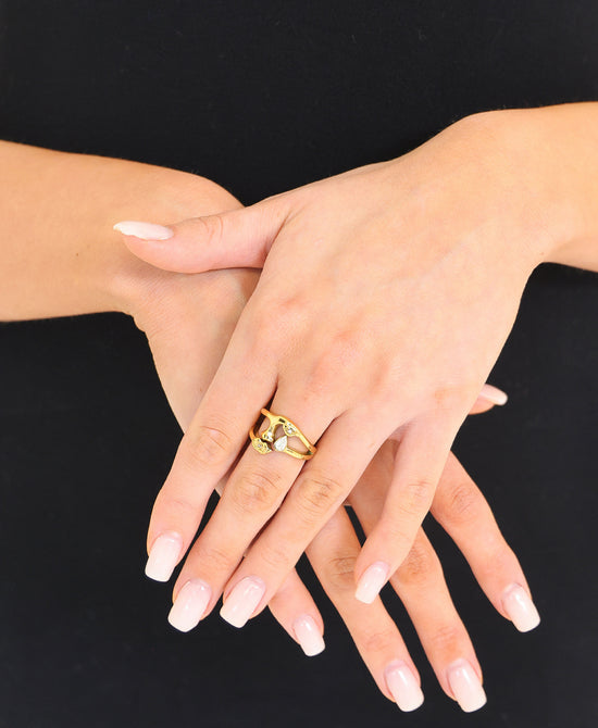 Statement Cubic Zirconia Ring view 