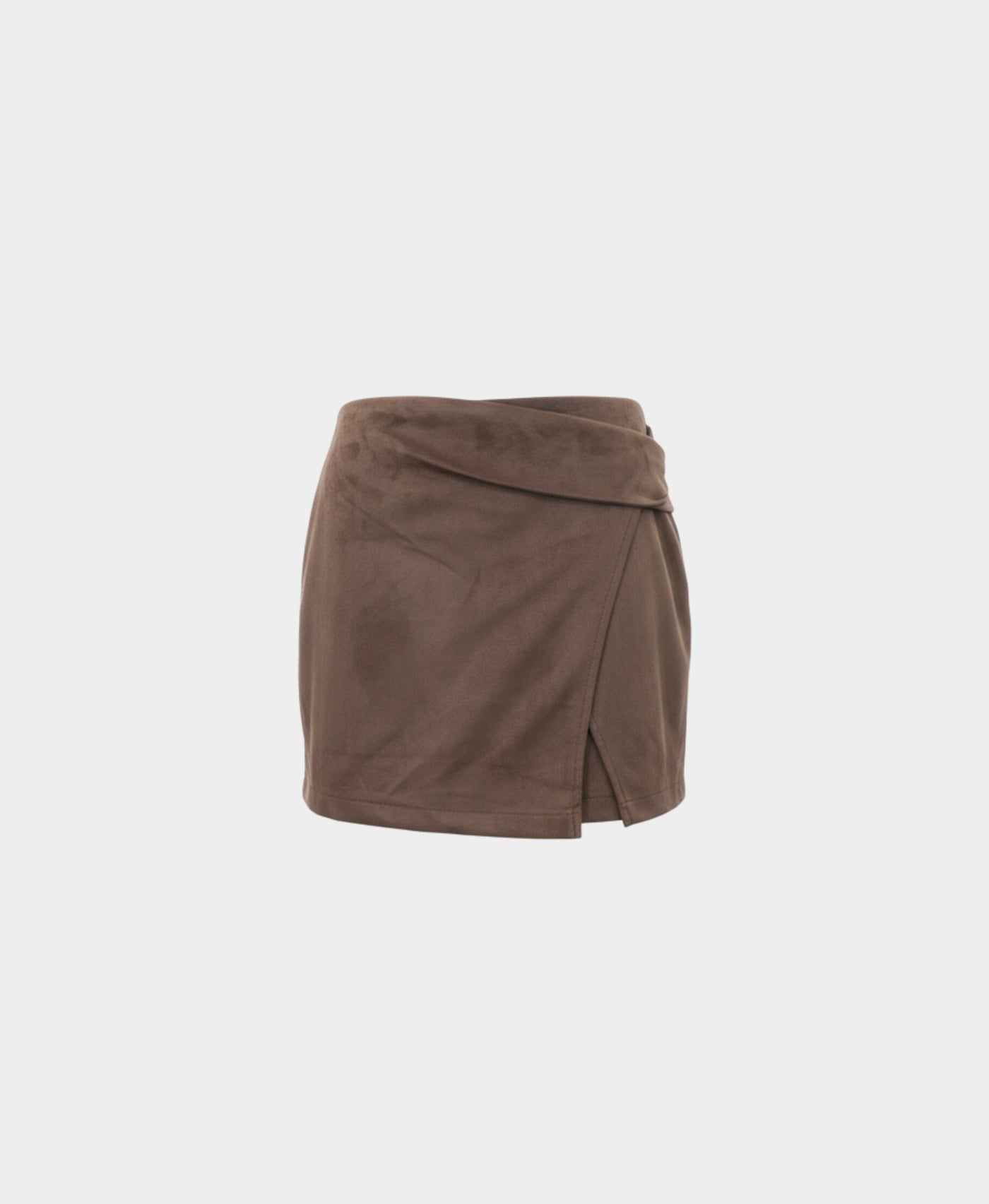 Faux Suede Mini Skort view 3