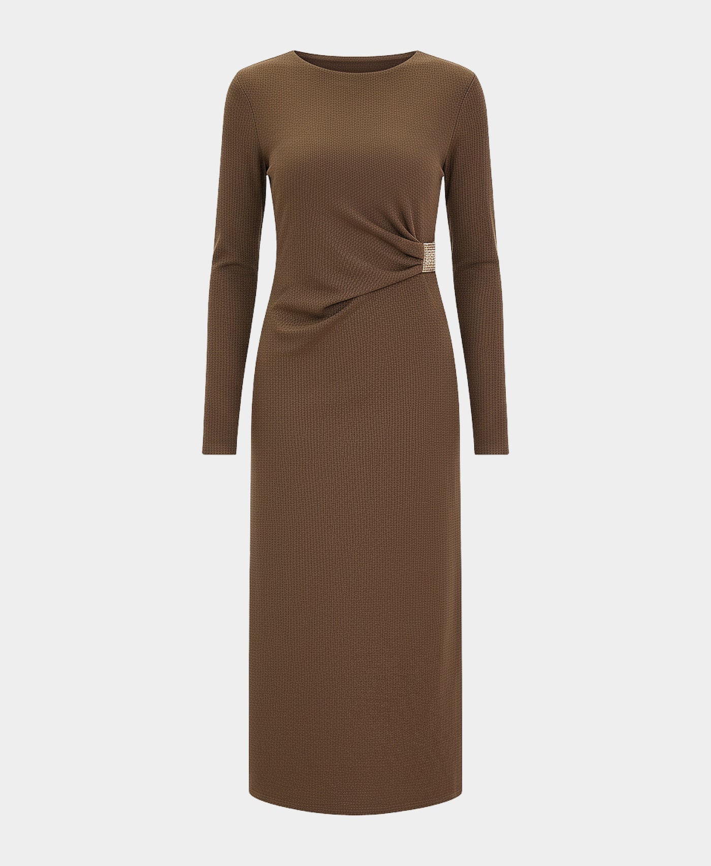 Knit Maxi Dress w/ Gold Hardware view 2