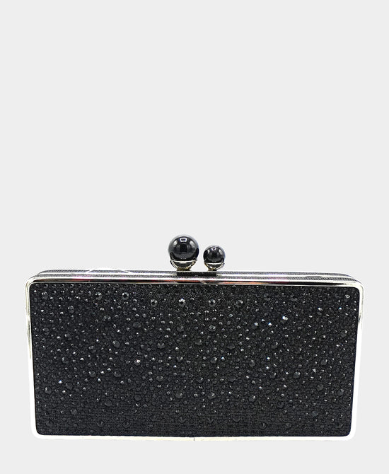 Crystal Rectangle Clutch Bag view 
