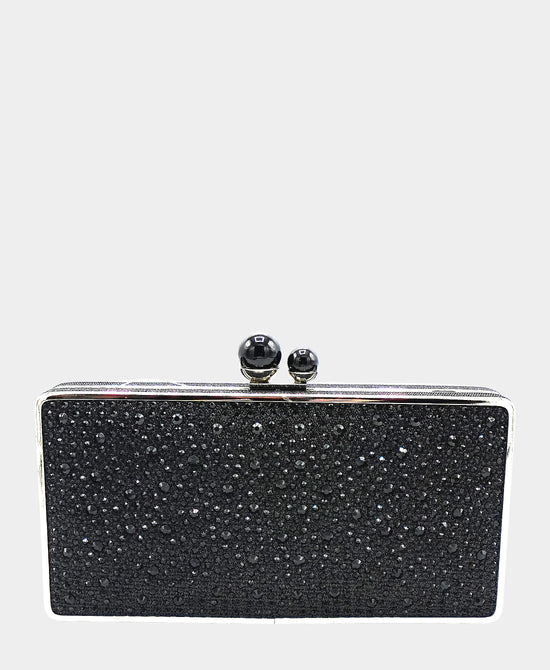 Crystal Rectangle Clutch Bag view 