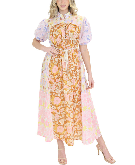 Flower Printed Maxi Dress view 