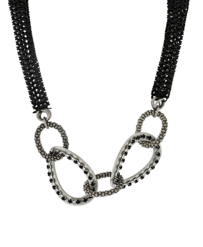 Long Tube Chain Necklace w/ Large Links image 1