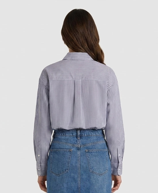 
Pinstripe Shirt in BLUE MULTI view 2