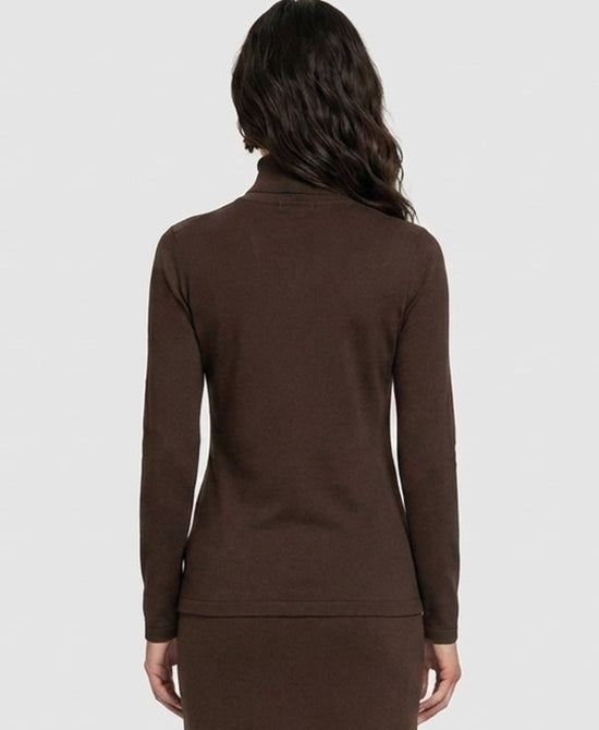 
Turtleneck Sweater in BROWN view 2