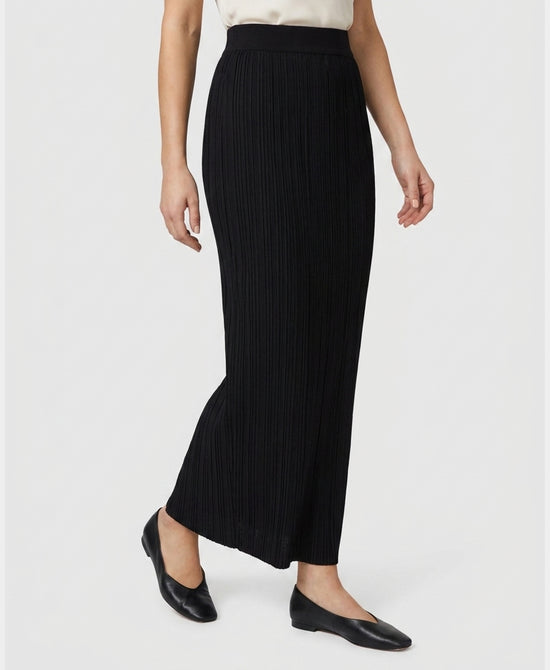 
Knit Maxi Skirt in BLACK view 1