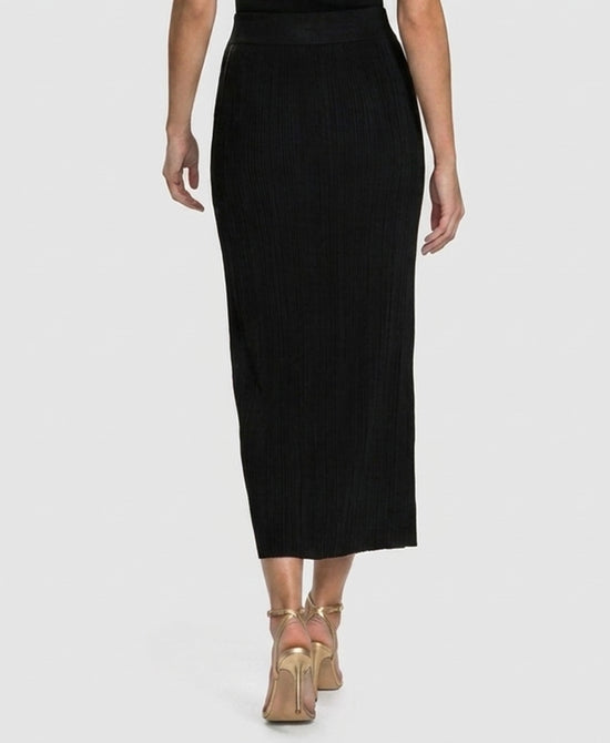 
Knit Maxi Skirt in BLACK view 2