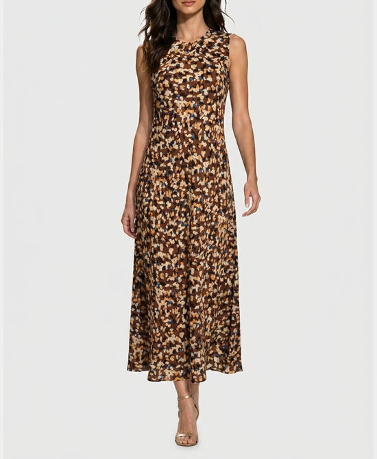 
Printed Midi Dress in MULTI view 1