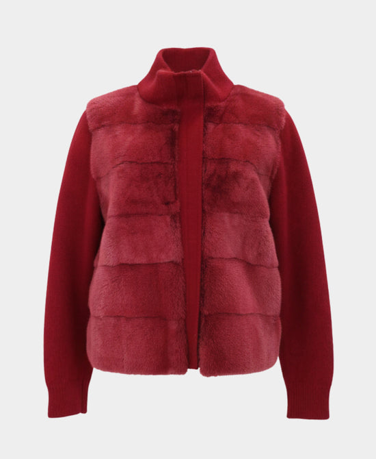 Mink Combo Jacket view 