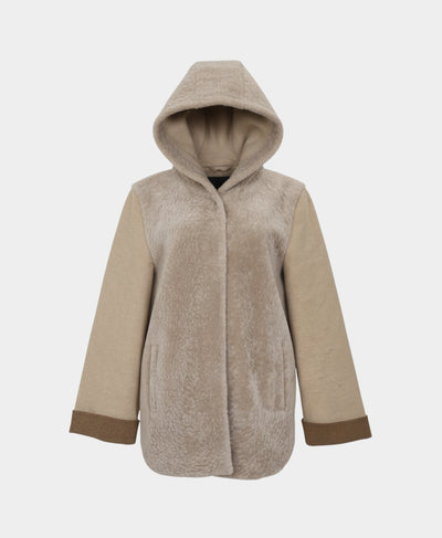 3/4 Shearlin FO hd coat w cashmere back image 3