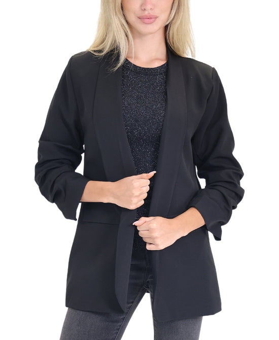 Ruched Sleeve Blazer view 