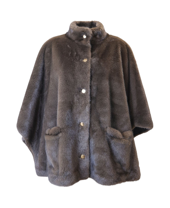 Faux Fur Capelet view 