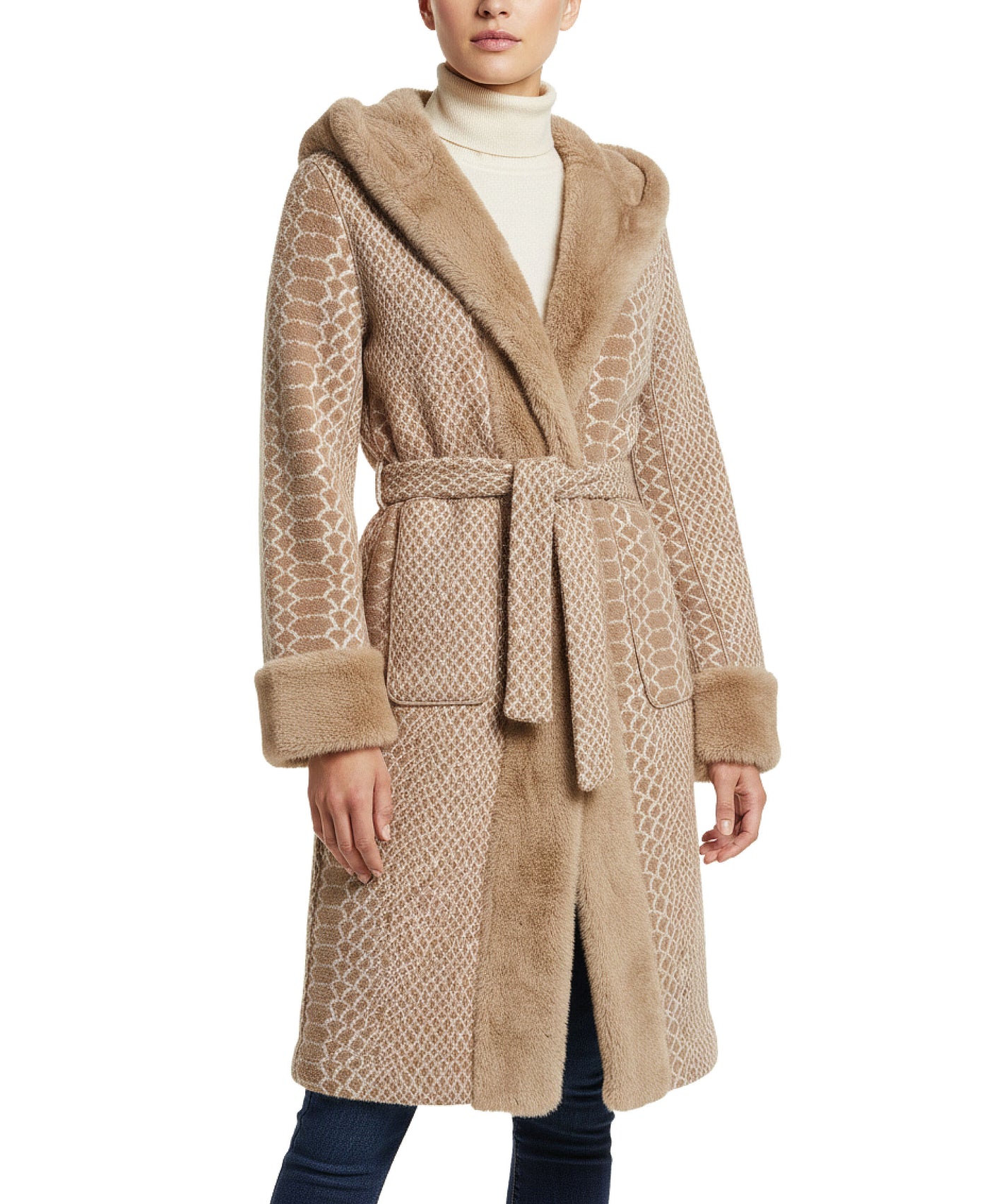 Reversible Faux Fur Coat view 2
