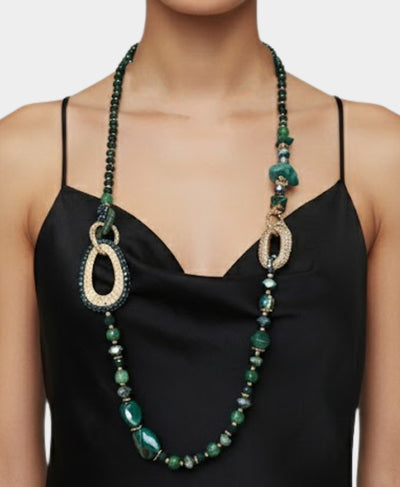 Long Beaded Necklace image 1