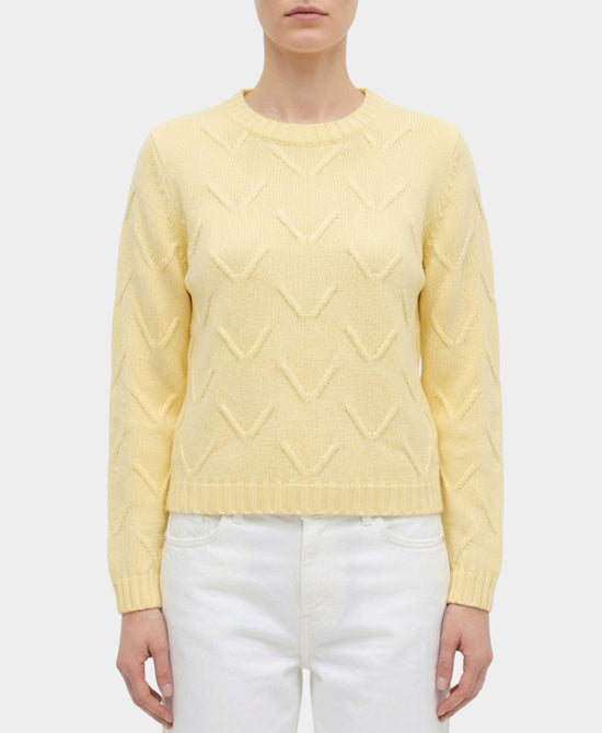 Cotton & Cashmere V Pattern Sweater view 