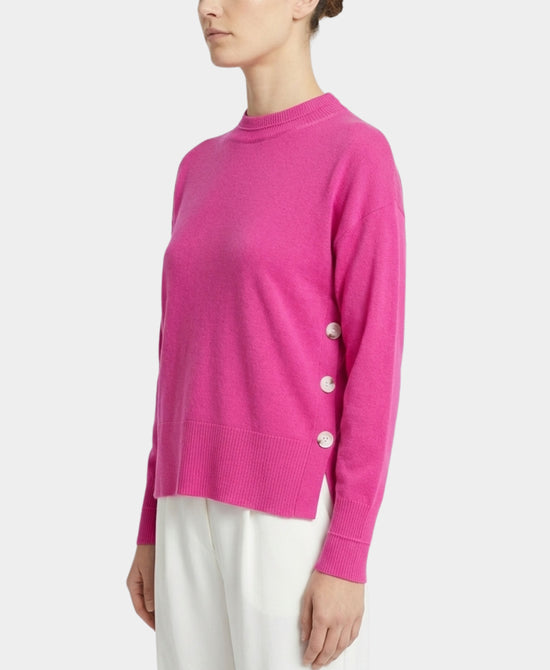 Cotton & Cashmere Sweater w/ Buttons view 
