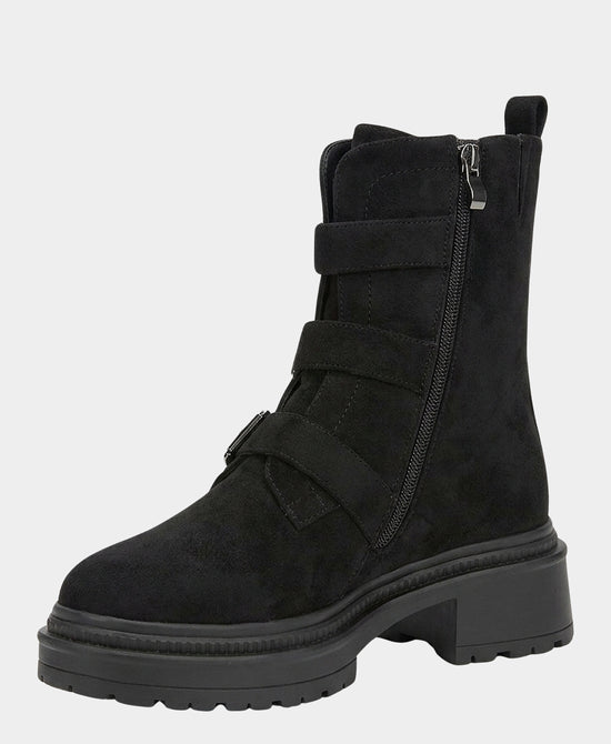 
Triple Crystal Buckle Waterproof Boot in BLACK view 2