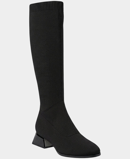 
Waterproof Stretch Knit Boot in BLACK view 1