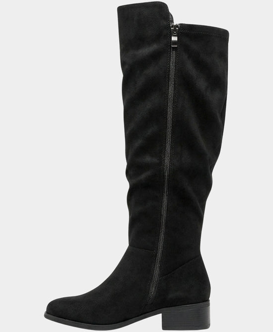 
Waterproof Mixed Media Fringe Boot in BLACK view 2