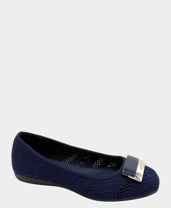 
Knit Ballet Flat in NAVY view 1