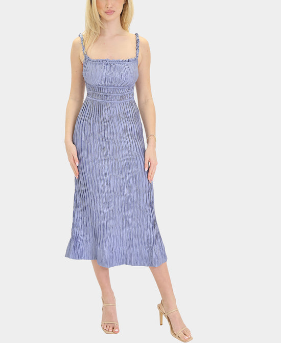 Pleated Midi Dress view 1