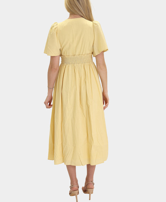 Scallop Trim Midi Dress view 2