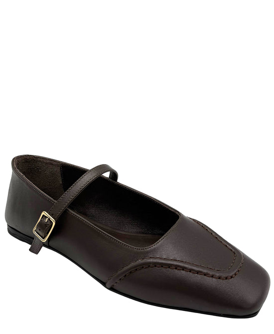Leather Mary Jane Flat view 