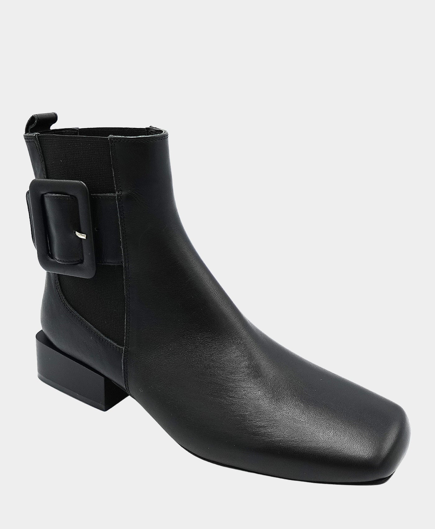 Leather Buckle Bootie view 1