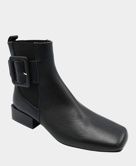 Leather Buckle Bootie view 