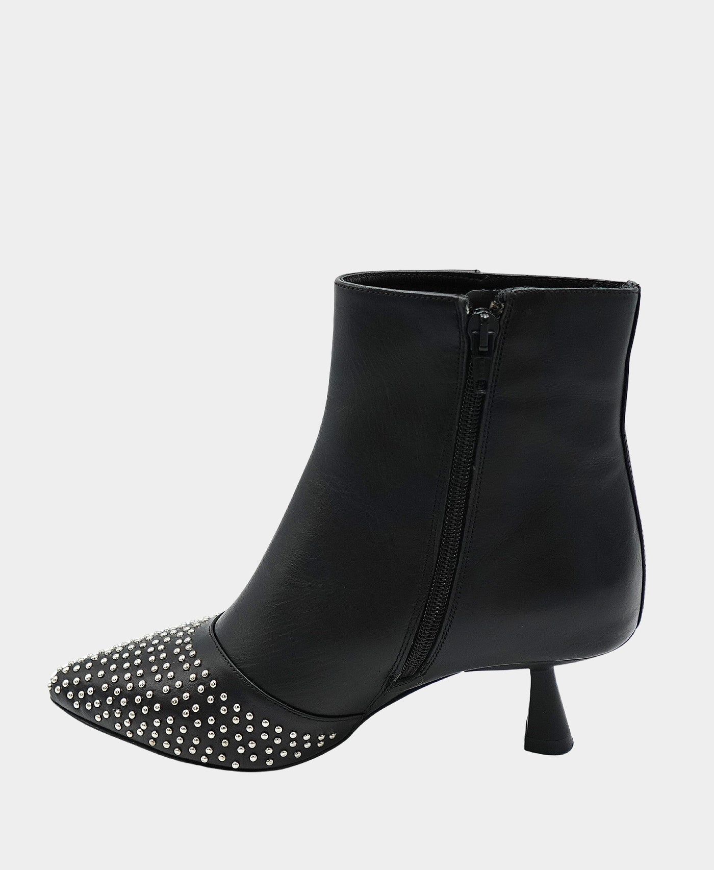 Leather Bootie w/ Studs view 2