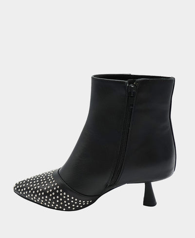 Leather Bootie w/ Studs image 2