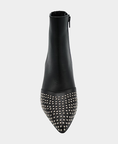 Leather Bootie w/ Studs image 3