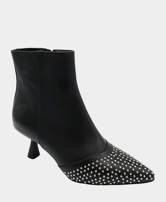 Leather Bootie w/ Studs view 
