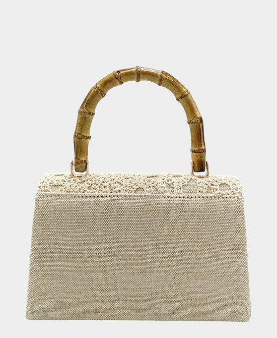 Floral Crochet Handbag view 2