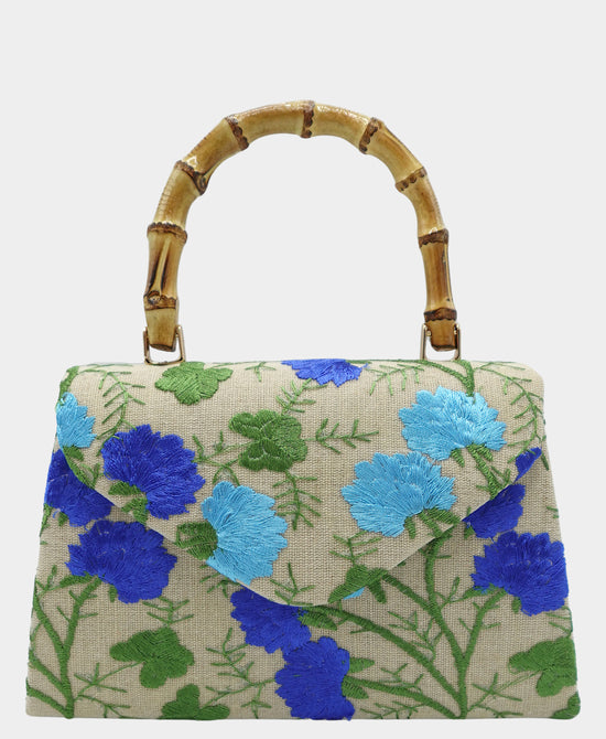 Floral Embroidered Handbag view 1