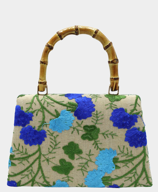 Floral Embroidered Handbag view 2