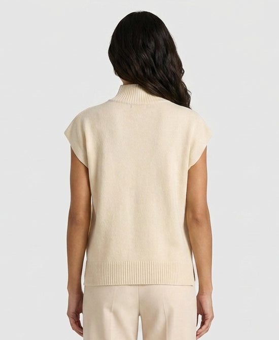 
Solid Knit Top in IVORY view 2