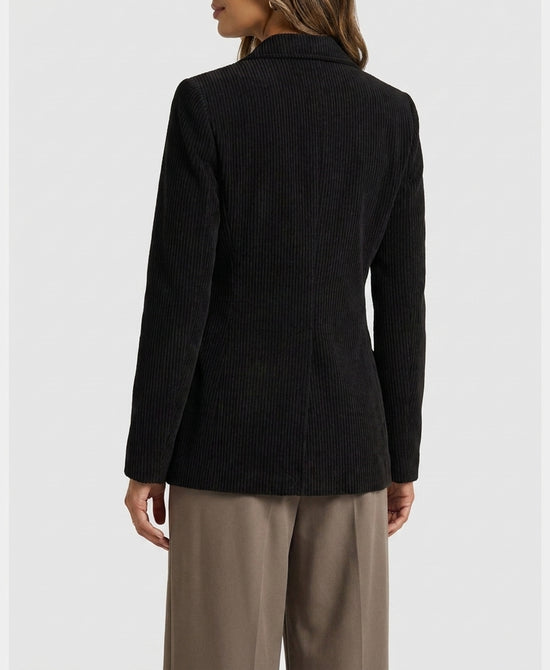 
Corduroy Blazer in BLACK view 2