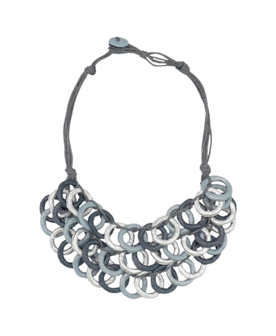 Paper Mache Statement Necklace image 1