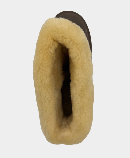 Suede Boot w/ Shearling Trim view 