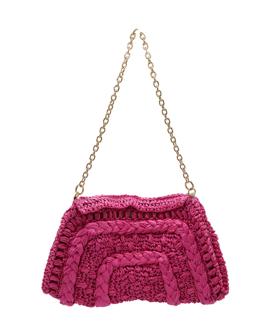 Crochet Braided Clutch Bag view 1