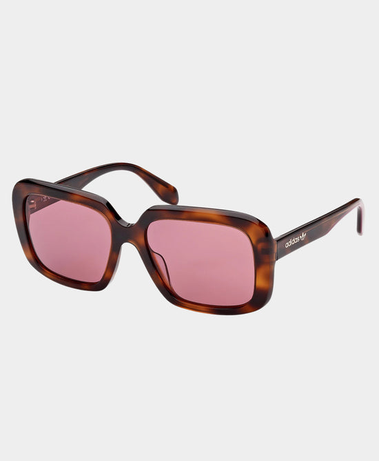 Rectangle Havana Sunglasses view 1